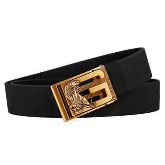 Men's Belt Tiger Automatic buckle Tactical Elastic Belt canvas  fabric belt 3.8cm